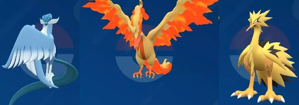 Como encontrar Galarian Articuno, Moltres e Zapdos em Pokemon Go