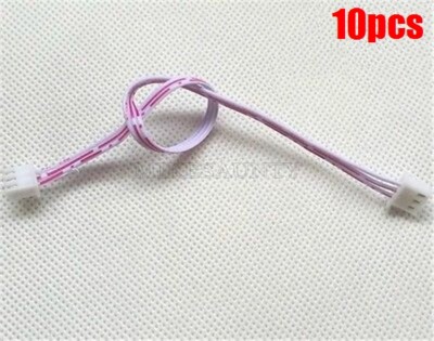10Pcs 3 Pin Connector Two Lead Head XH2.54 Wire 30Cm Ic New hy