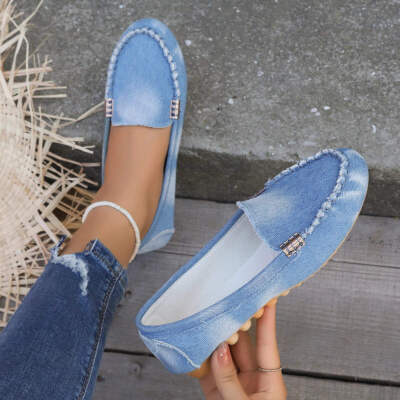 Schuhe Slipper Halbschuhe für Ballerinas Damen Mokassins Freizeit Sneaker Zapatos M