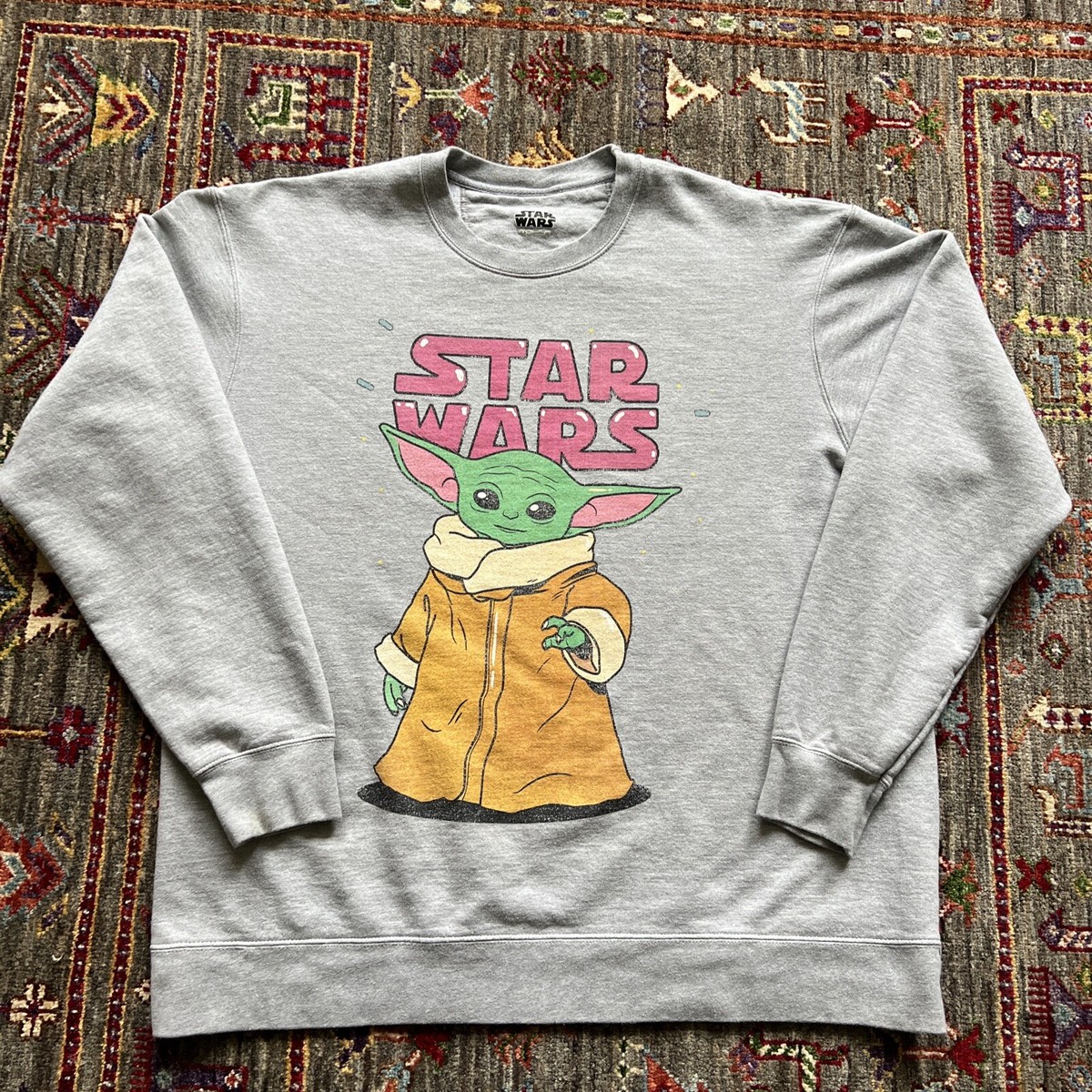 Men Yoda Sweatshirt Men's Star Wars Yoda Best Dad Ever Sweatshirt