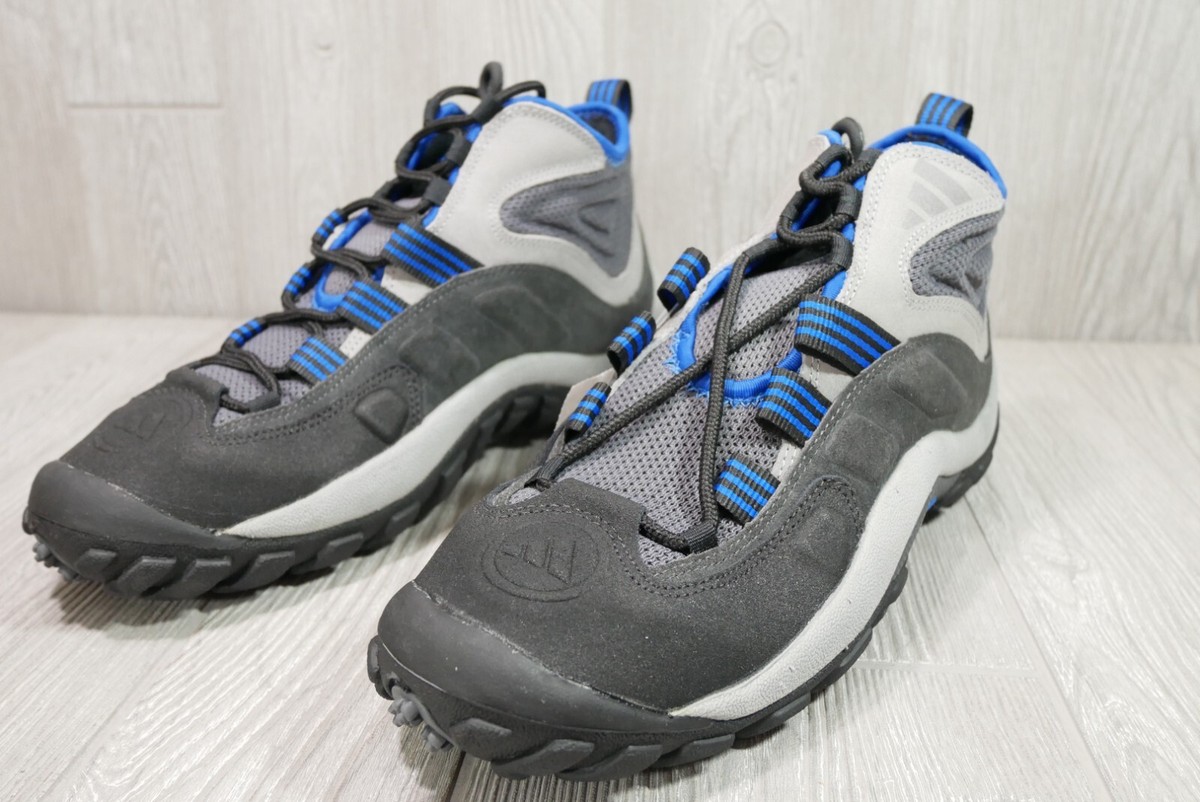 New Rare Vintage Adidas Trundle Grey Hiking 1997 Shoes Mens Size