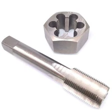 US Stock HSS M22 x 1.5mm Tap & 22x1.5mm Hexagon Die Metric Thread Right Hand Set