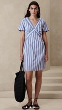 Banana Republic FLUTTER-SLEEVE MINIDRESS  Size Small NWT
