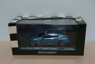 ミニカー MINICHAMPS Aston Martin DBRS9 1/43 1/43 Minichamps Aston Martin DBRS9 Blue Almost unused Vintage Rare