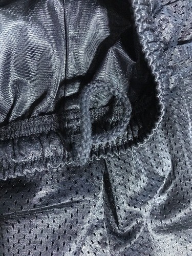 Lote 2 Pantalones cortos de nylon atlético para niños YL negro cordón - Imagen 3 de 4