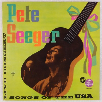 PETE SEEGER: Live Concerts, Songs of the USA SBBH 1.580  65 Folk France LP NM-