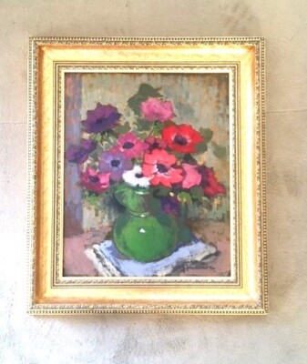 Albarede, Paul Paris 1895-1984 Paris, Blumen in grüner Vase