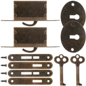 Antique Brass Skeleton Key – Hollow Barrel Key For Old Cabinets, Dressers, Clocks & Vintage Furniture