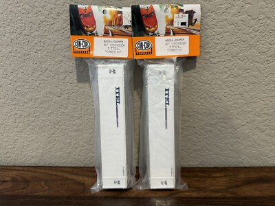 Lot of 2 Con-Cor HO Scale ITEL 48  Intermodal Containers - New