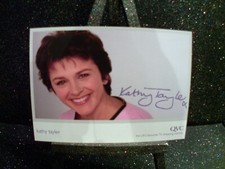 Kathy Taylor Pre-Print QVC Original Cast Card . Tv Actress Model Presenter