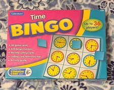 Lakeshore "Time Bingo Common Core " Learning Game 563759 New For Age 6 