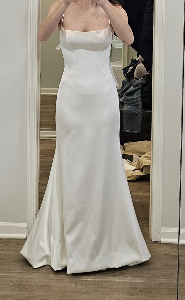 Vestido de noiva Ines De Santo Robin 100% seda - Imagem 4 de 4