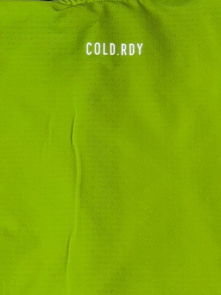 New S Adidas Cold.Rdy Cycling Jacket Lucid Lemon Neon Yellow Black IL7000 Men - Image 3 of 4