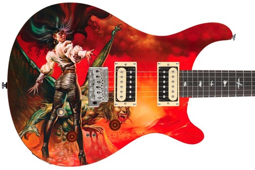 Guitar Skin Axe Wrap Re-skin Electric Bass Reface DIY Ozzy Ultimate Sin 1710 - Picture 6 of 17