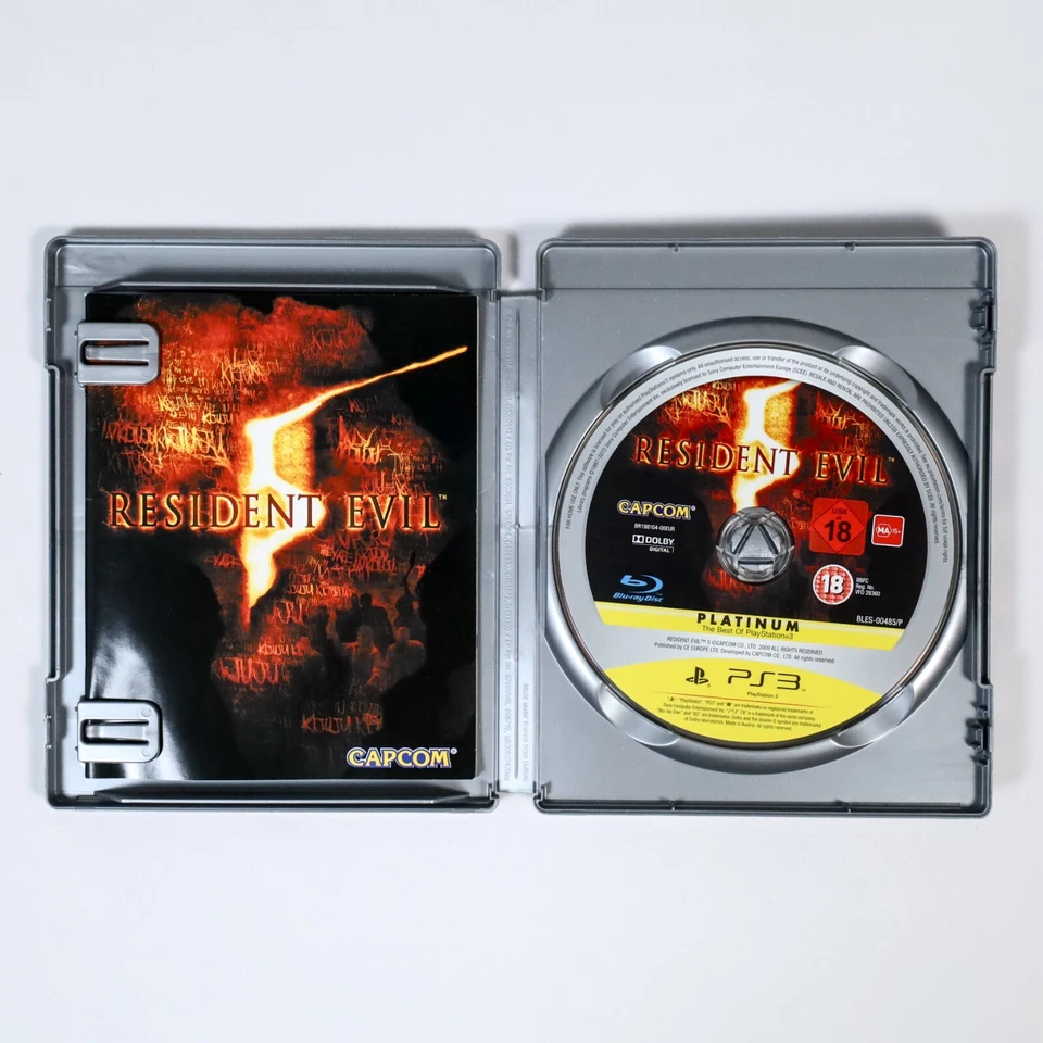 Jeux Resident Evil 5 / Chris Redfield Sheva Alomar / PlayStation PS3 / Platinum, photo 2 sur 4