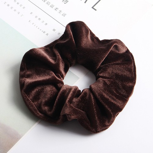 Samt Elastische Haargummis Pferdeschwanzhalter Gummiband Haarschmuck : - Picture 12 of 39