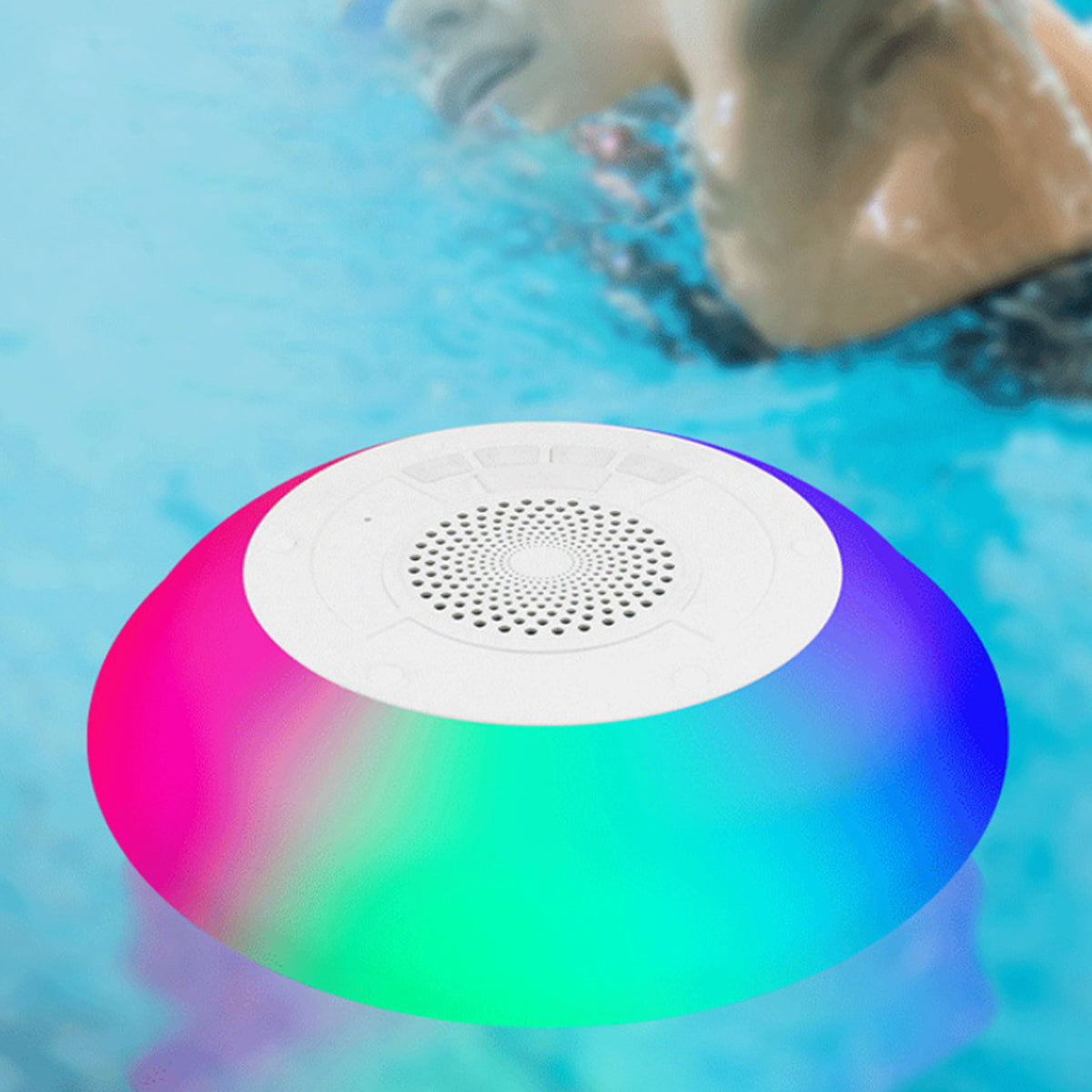 Floatilla Bluetooth LED Enabled Waterproof Speaker For Pools And Outdoors-image