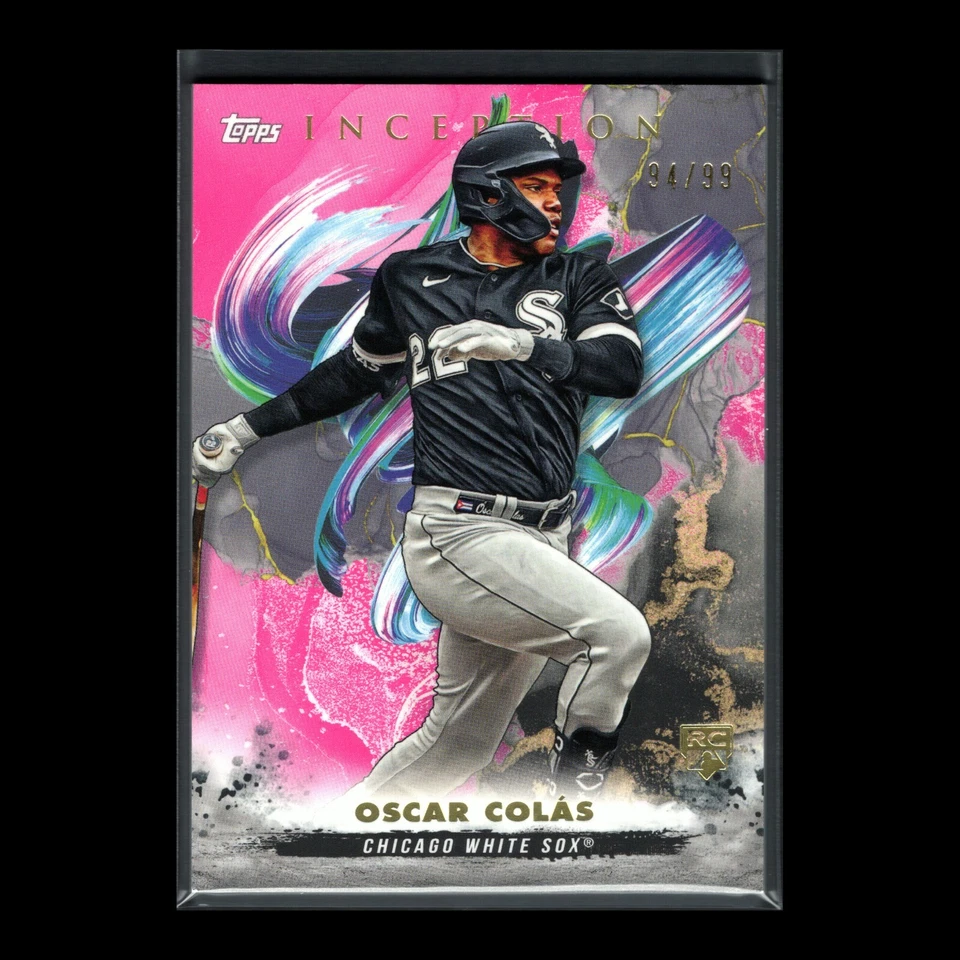 2023 Topps Inception OSCAR COLAS #120 Rookie Pink /99 - Image 3 of 4
