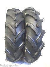 Two 6-12 Carlisle Specialist R-1 Garden Tractor Lug Tires