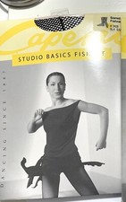 NWT Capezio Studio Basics Seamed Black S/M Fishnet 3408 Fted Adult Dance TIghts