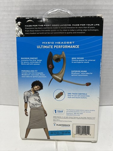 Plantronics MX510 headset NEW in BOX Work Ear Phone Office WindSmart Nokia N3 - Picture 4 of 4
