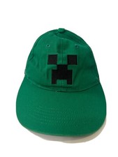 Minecraft Creeper Face Hat Youth Baseball Cap Jinx Design Green SnapBack