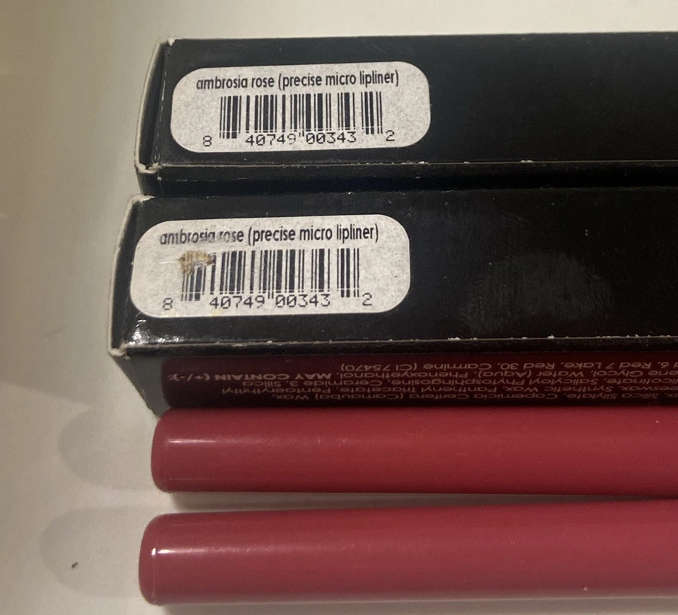 (2) PACK!!! BRAND NEW!!! GLO-MINERALS (( AMBROSIA ROSE )) PRECISE MICRO LIPLINER - Image 4 of 4