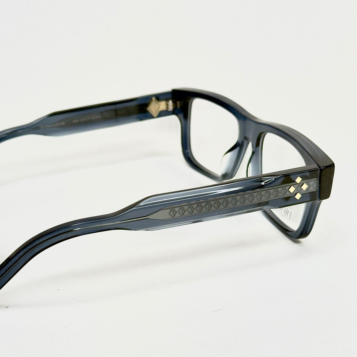 【Christian Dior】 折りたたみ メガネ CHRISTIAN DIOR CD DIAMONDO S3I Crystal Blue Eyeglasses 53mm