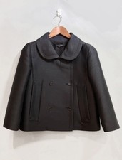 Marc Jacobs Lightweight Occasion Short Cropped Jacket Bolero Silk Uk12 Us8