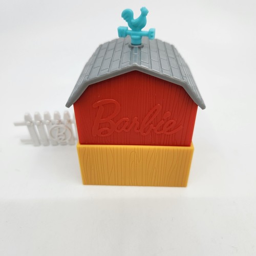 Just Play 2017 Barbie Pets Farm Playset 4 Pieces Barn Bale of Hay Pre-owned - Picture 11 of 12