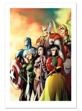 I Am An Avenger #5 Canvas Giclee Art Alan Davis Cover Marvel Artworks Collection
