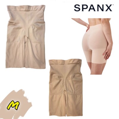 NWD SPANX Women's M Power Shaping Seamless Control Shorts 2744 Soft Nude