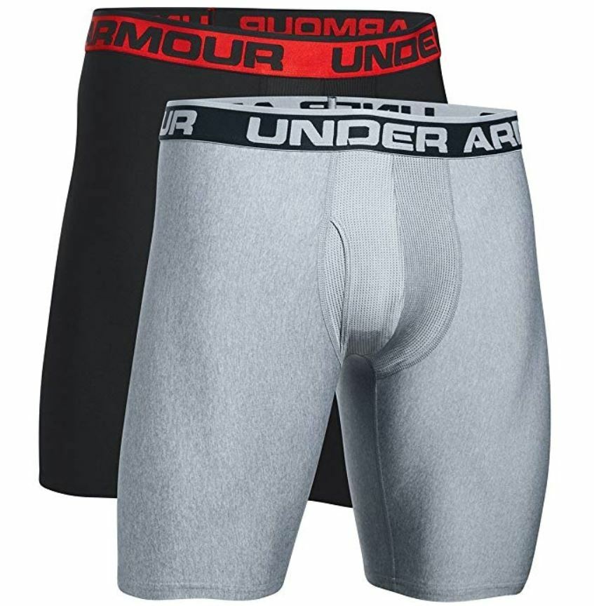 L XL Mens American Eagle BLACK 2XL M WHITE PLAID 6/" Boxer Brief Underwear S
