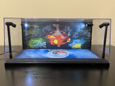 Pokemon Custom 2 Card PSA display case with LED lights
