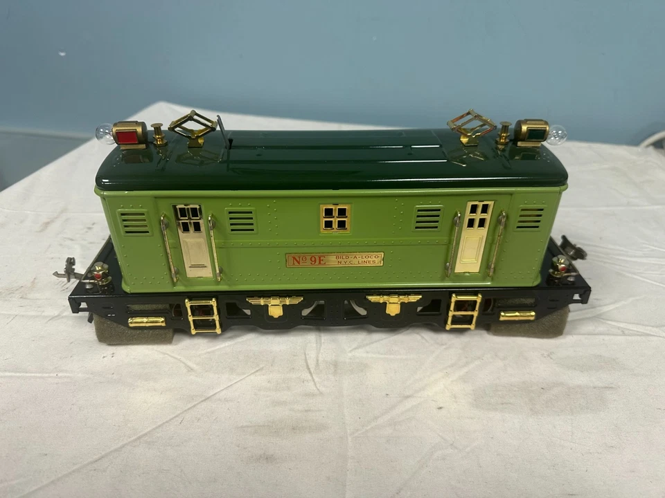 Locomotora eléctrica MTH Tinplate Traditions 10-1066-0 verde #9e (sin caja) Foto 2 de 4