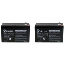 UPG 2 Pack - BATTERY REPLACEMENT VISION CP1290 12V 9AH F1 .187