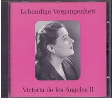 Lebendige Vergangenheit -Victoria de Los Angeles  II   Preiser CD