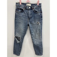 Zara The New Slim Women's Distressed Jeans Size 4 Medium Wash