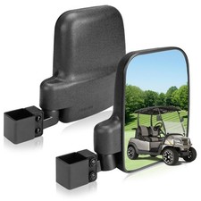 Golf Cart Mirror, Upgraded Hassle-Free Installation 3 Sizes for Square Tube R...