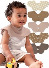 Baby Bibs 5-Pack 360     Rotate New Year Gifts for Boys Girls baby Essentials...
