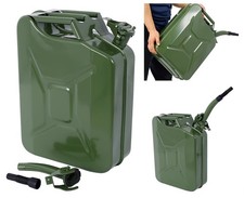 Portable Fuel Can with Flexible Spout 20 L /5 Gallon Steel Gasoline Fuel Can