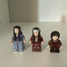 LEGO Arwen Elrond Frodo Minifigure Lot lor060 lor059 lor062 LOTR Hobbit 79006-1