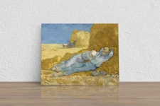 Vincent van Gogh "Noon Rest from (after Millet" Canvas Print Wall Art Home Decor