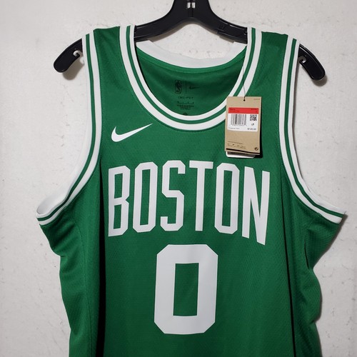 Maglia Jason Tatum Boston Celtics Nike Autentica Uomo Large Verde Nuova con etichette - Foto 2 di 14