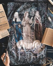 Wizarding Trunk Exclusive HP Blue House Tapestry Wizard Pride 30" x 19" NEW