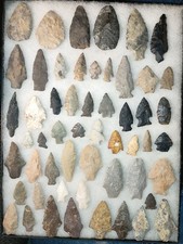 Authentic Pennsylvania Point Blade Group Indian Arrowhead Serrated Quartzite 