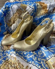 Vivienne Westwood Satyr Giole Platino Pumps size 39