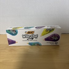 Wite-Out Brand Mini Correction Tape, White, Tape Applies 12 Count Pack of 1 