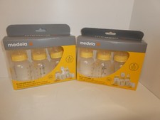 Medela Breast Milk Bottle Set 87131 6 Pack 5 oz Slow Flow BPA Free Sealed Box