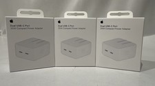 Apple 35W Dual USB-C Port Compact Wall Power Adapter Genuine
